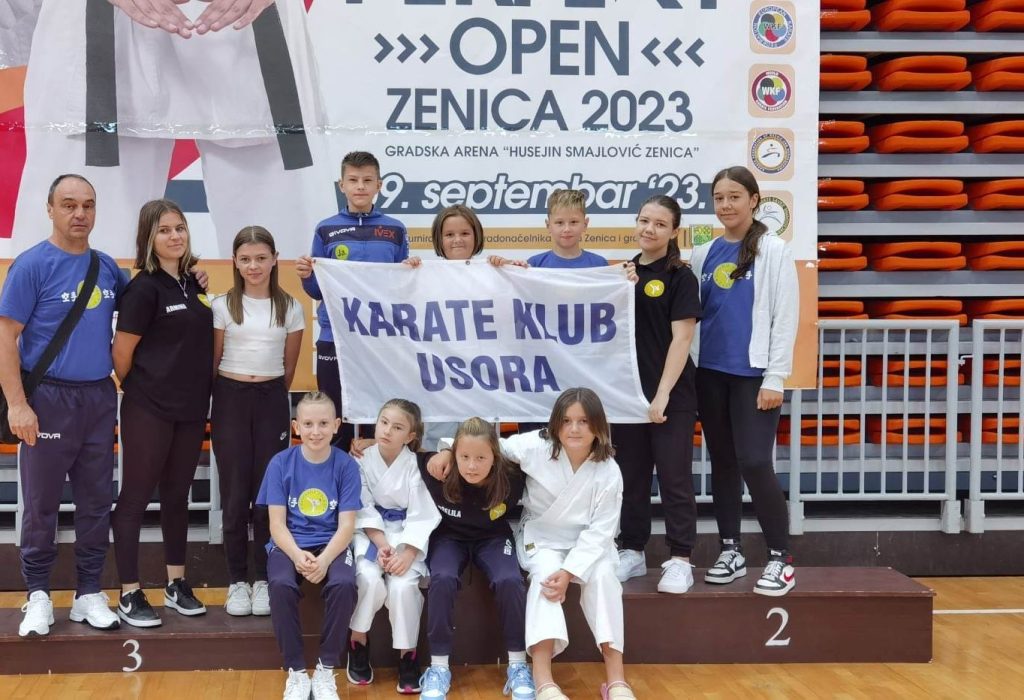 Karate klub Usora osvojio 11 medalja na “Perfekt Open 2023” Zenica